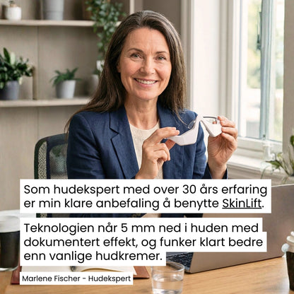 SkinLift | Mikrostrøm &amp; Rødlys - Klinisk Dokumentert